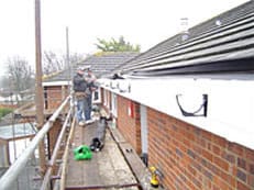 Replacement uPVC fascias, soffits and guttering in Surrey