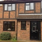 Brown Black uPVC Windows