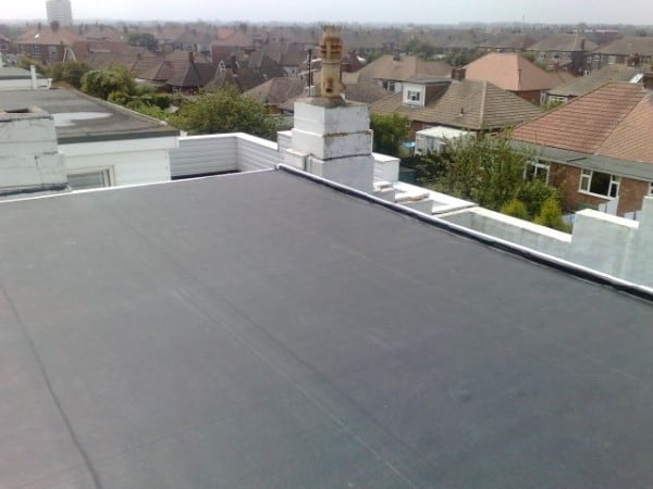 Rubberbonds EPDM flat roof membrane