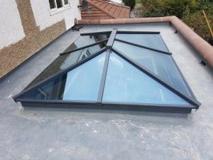 Atlas aluminium lantern roof light