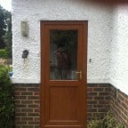 Rosewood uPVC back door