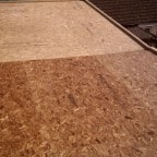 18mm OSB structural deck prepared ready to install Rubberbonds EPDM flat roof membrane