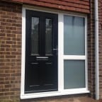 Black Composite Front Door