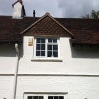 Aluminium windows with 18mm internal Georgian Bars installed directly into brickwork