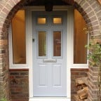 Duck Egg Blue Composite Front Door