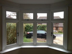 New uPVC bay and standard windows Ewhurst Surrey