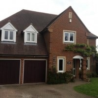White uPVC window with full sculptured framing and dummy casements for equal sight lines