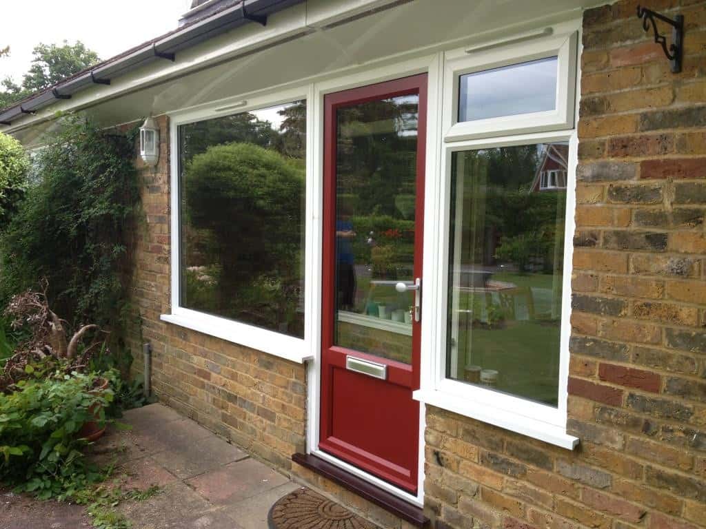 Porch Entrance Door Upgrade In Bookham, Surrey