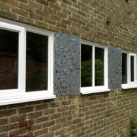 White, Liniar profile, A-rated uPVC windows with chamfered framing and beading