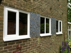 White, Liniar profile, A-rated uPVC windows with chamfered framing and beading