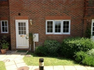White uPVC windows - Swiftframe profile with bevelled framing and ...
