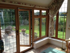 UPVC windows and doors Cedarwood inside