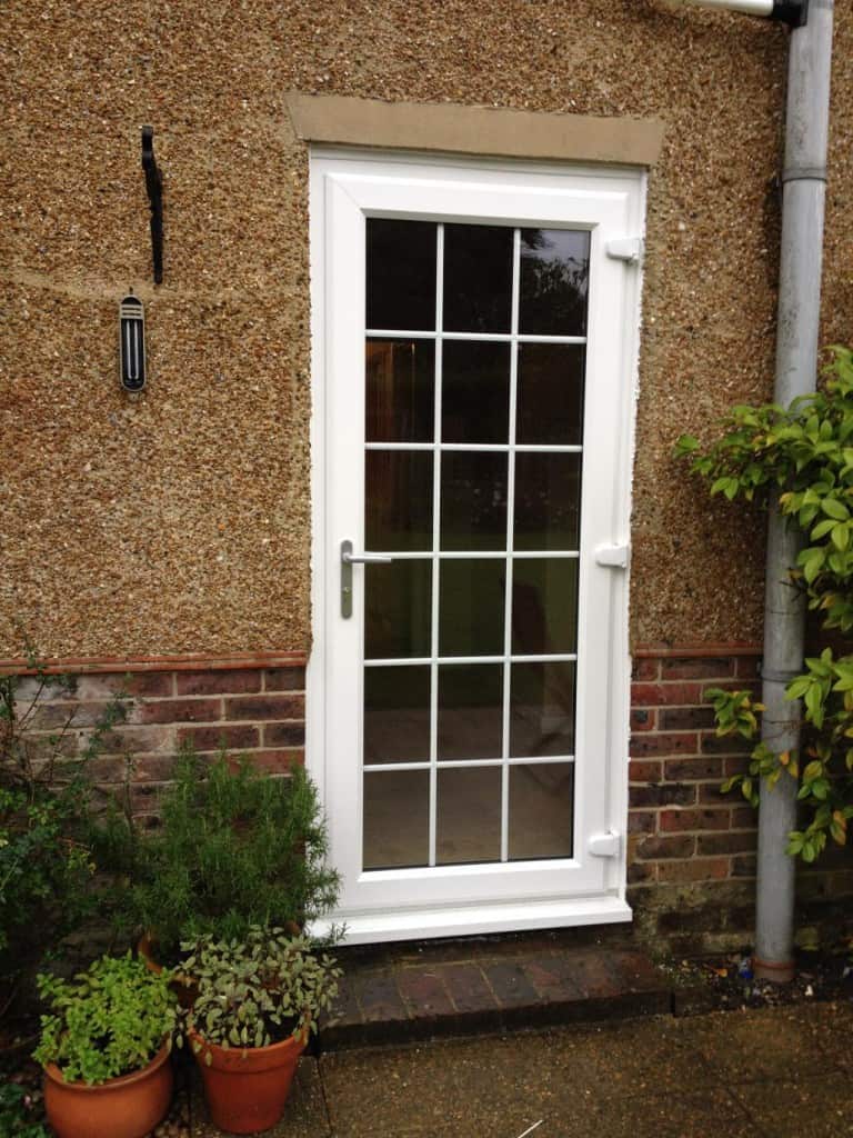 Replacement uPVC Coloured Woodgrain Door, Surrey