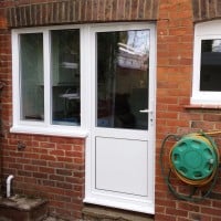 Aluminium double glazed windows and doors fitted by Dorking Glass