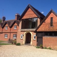 Black Aluminium windows by Dorking Glass (2)