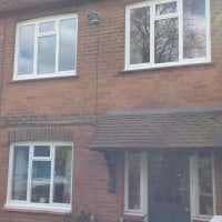 Double glazed aluminium window in capel